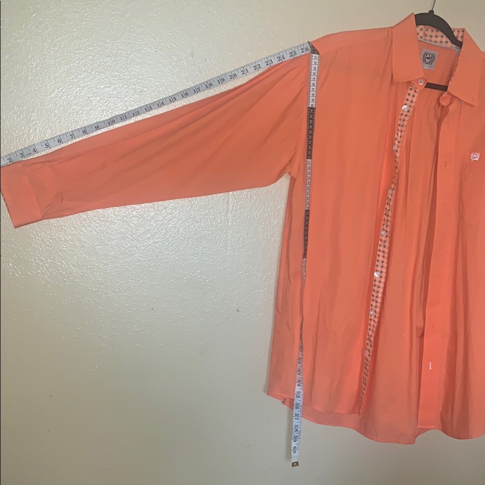 Cinch Men's Orange Shirt